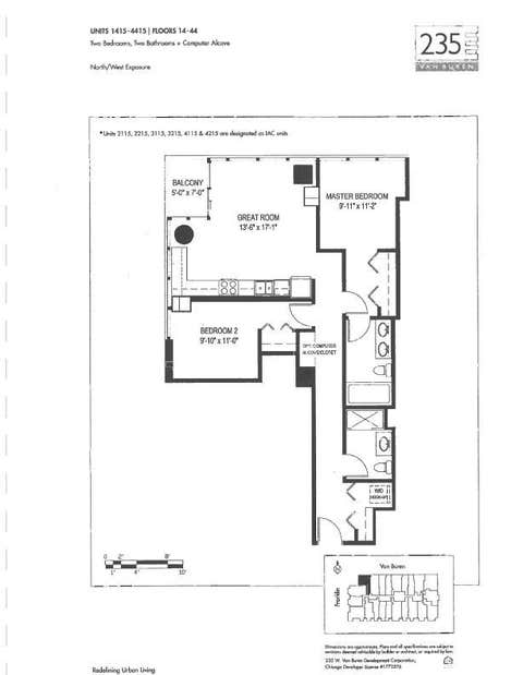 Tiny photo for 235 W VAN BUREN Street #2715, Chicago, IL 60607 (MLS # 12686521)