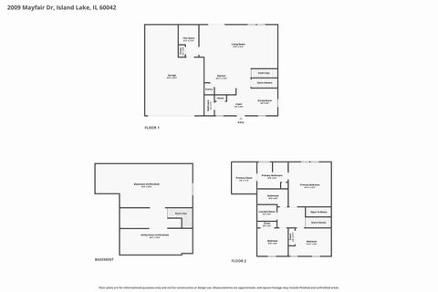 Tiny photo for 2009 Mayfair Drive, Island Lake, IL 60042 (MLS # 12722109)