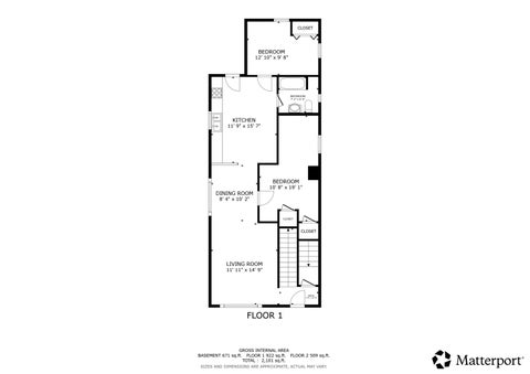 Tiny photo for 227 154th Place, Calumet City, IL 60409 (MLS # 12782141)