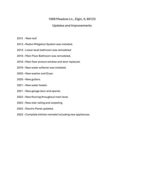 Tiny photo for 1009 Meadow Lane, Elgin, IL 60123 (MLS # 12592088)