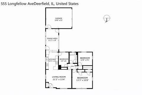 Tiny photo for 555 Longfellow Avenue, Deerfield, IL 60015 (MLS # 12601163)