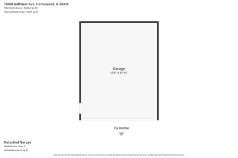 Tiny photo for 18600 Golfview Avenue, Homewood, IL 60430 (MLS # 12623982)