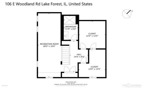 Tiny photo for 106 E Woodland Road, Lake Forest, IL 60045 (MLS # 12710028)