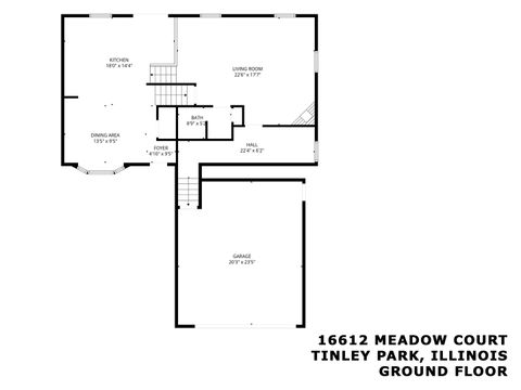 Tiny photo for 16612 Meadow Court, Tinley Park, IL 60477 (MLS # 12635058)