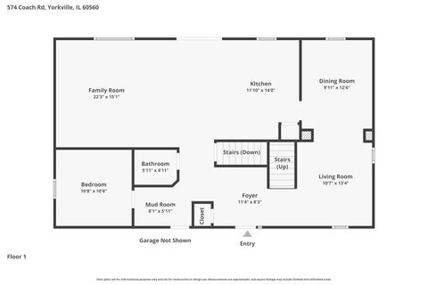 Tiny photo for 574 Coach Road, Yorkville, IL 60560 (MLS # 12583988)