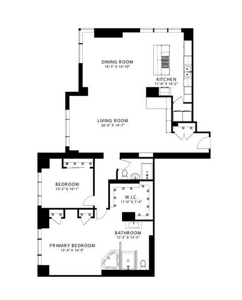 Tiny photo for 800 N Michigan Avenue #2303, Chicago, IL 60611 (MLS # 12722704)