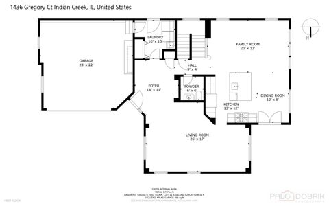 Tiny photo for 1436 Gregory Court, Indian Creek, IL 60061 (MLS # 12681047)