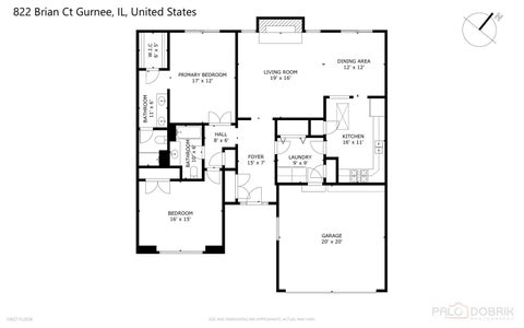 Tiny photo for 822 Brian Court, Gurnee, IL 60031 (MLS # 12781826)