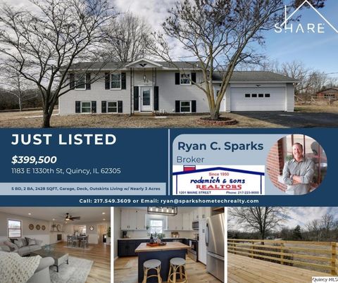 Tiny photo for 1183 E 1330th St St, Quincy, IL 62305 (MLS # 12570829)