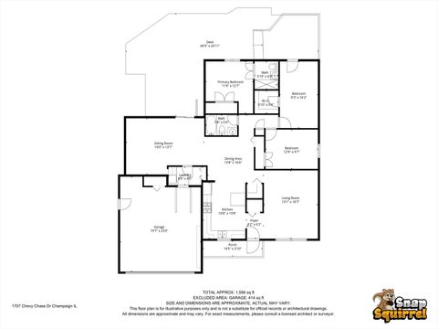 Tiny photo for 1706 CHEVY CHASE Drive, Champaign, IL 61821 (MLS # 12612497)