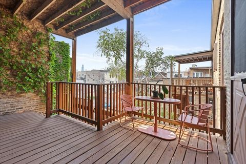 Tiny photo for 1023 N Hoyne Avenue #3B, Chicago, IL 60622 (MLS # 12581108)