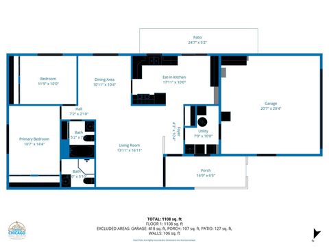 Tiny photo for 1069 Mohegan Lane, Schaumburg, IL 60193 (MLS # 12510356)