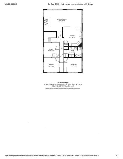 Tiny photo for 3118 143 Ave Ct W CT, Milan, IL 61264 (MLS # 12718547)
