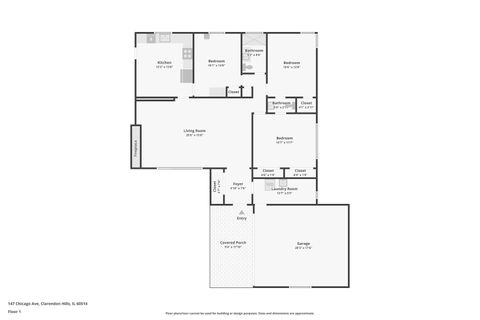 Tiny photo for 147 Chicago Avenue, Clarendon Hills, IL 60514 (MLS # 12506308)