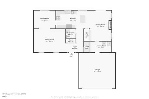 Tiny photo for 965 S Chippendale Drive, Bartlett, IL 60103 (MLS # 12642374)