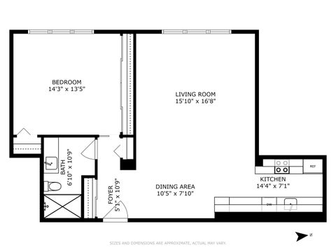 Tiny photo for 1325 N State Parkway #21D, Chicago, IL 60610 (MLS # 12782163)