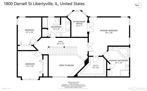 Tiny photo for 1800 Darnell Street, Libertyville, IL 60048 (MLS # 12662203)