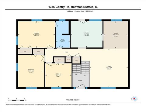 Tiny photo for 1335 Gentry Road, Hoffman Estates, IL 60169 (MLS # 12569449)