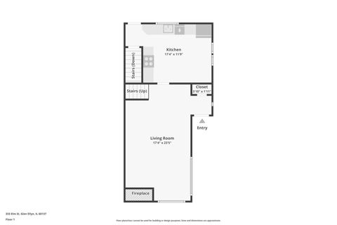 Tiny photo for 333 Elm Street, Glen Ellyn, IL 60137 (MLS # 12496305)
