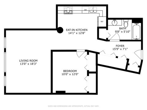 Tiny photo for 4715 N Racine Avenue #305, Chicago, IL 60640 (MLS # 12435594)