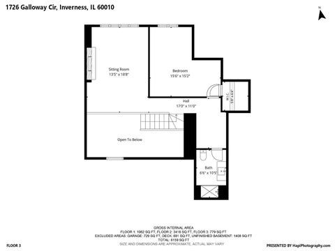 Tiny photo for 1726 Galloway Circle, Inverness, IL 60010 (MLS # 12765570)