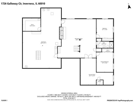 Tiny photo for 1726 Galloway Circle, Inverness, IL 60010 (MLS # 12765570)