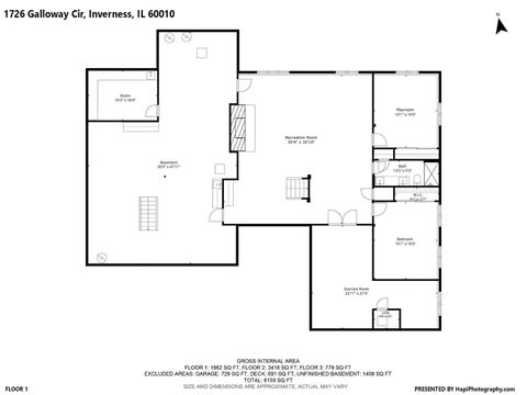 Tiny photo for 1726 Galloway Circle, Inverness, IL 60010 (MLS # 12765570)