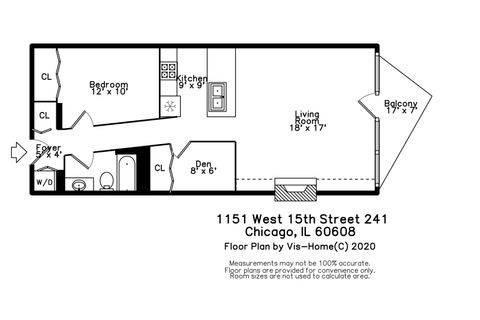 Tiny photo for 1151 W 15th Street #241, Chicago, IL 60608 (MLS # 12610904)