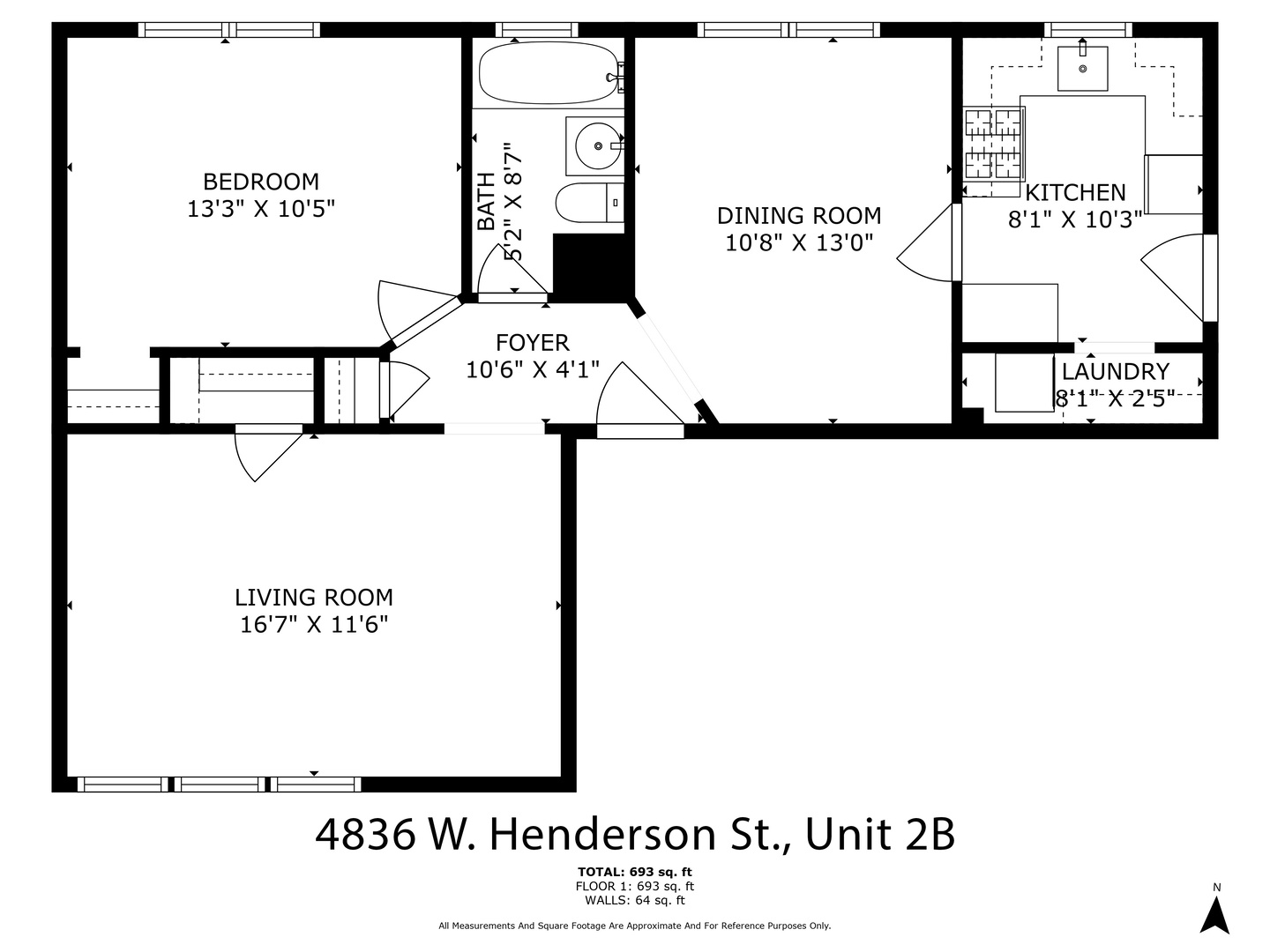 4836 W Henderson Street 2B