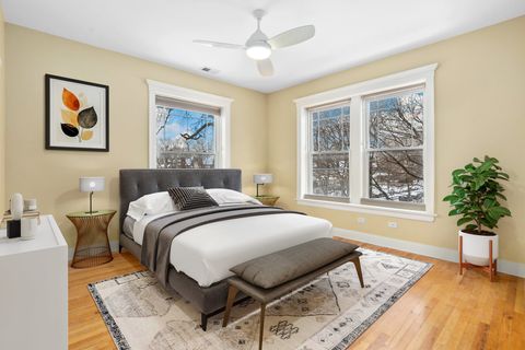 Tiny photo for 1504 W Cullom Avenue #A2, Chicago, IL 60613 (MLS # 12595396)