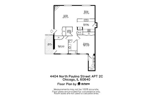 Tiny photo for 4404 N Paulina Street #2C, Chicago, IL 60640 (MLS # 12610378)