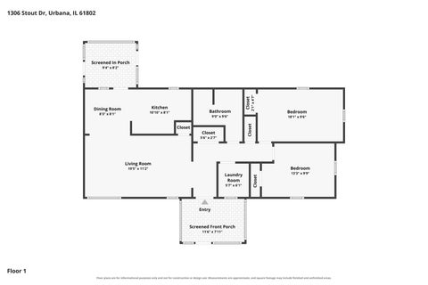 Tiny photo for 1306 Stout Drive, Urbana, IL 61802 (MLS # 12757527)