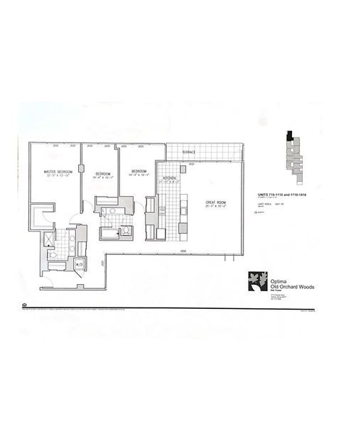 Tiny photo for 9715 Woods Drive #1110, Skokie, IL 60076 (MLS # 12519829)