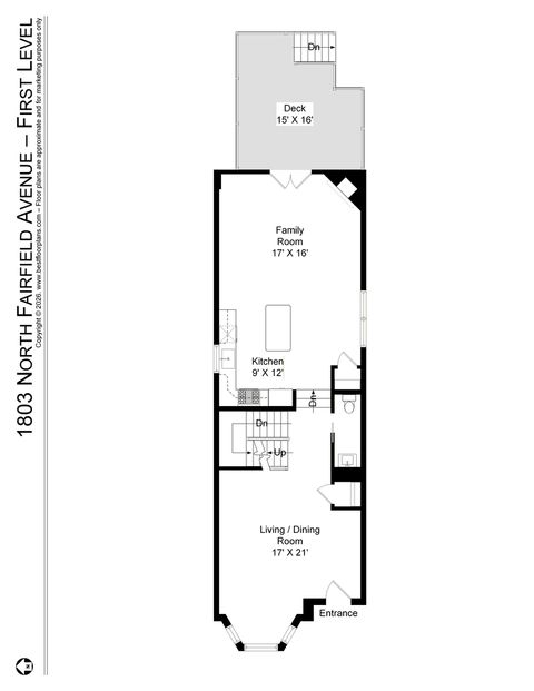 Tiny photo for 1803 N Fairfield Avenue, Chicago, IL 60647 (MLS # 12604596)
