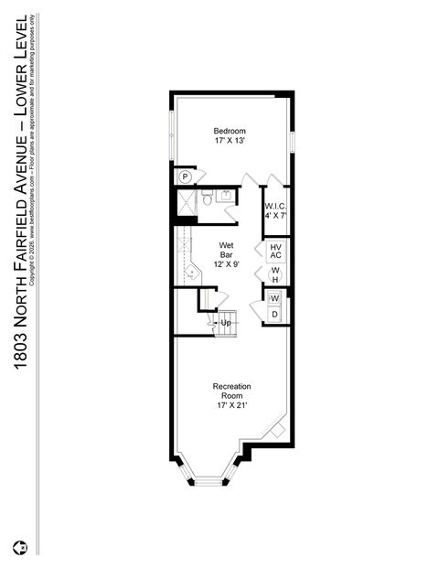 Tiny photo for 1803 N Fairfield Avenue, Chicago, IL 60647 (MLS # 12604596)