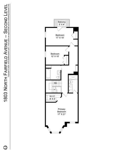 Tiny photo for 1803 N Fairfield Avenue, Chicago, IL 60647 (MLS # 12604596)
