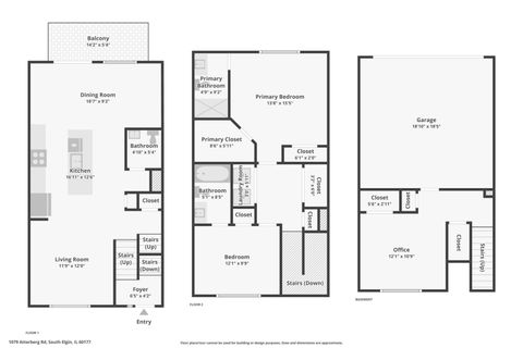 Tiny photo for 1079 Atterberg Road, South Elgin, IL 60177 (MLS # 12491183)