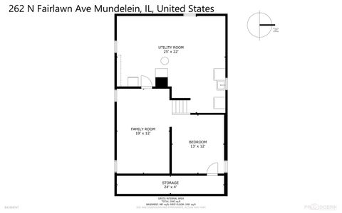 Tiny photo for 262 N Fairlawn Avenue N, Mundelein, IL 60060 (MLS # 12482186)