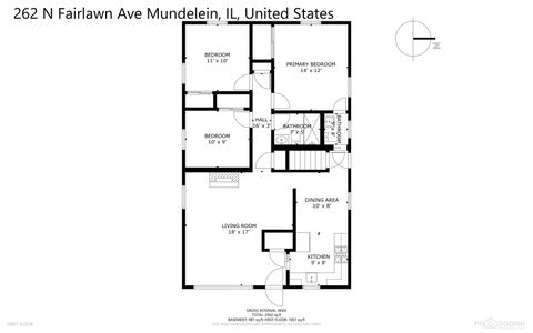Tiny photo for 262 N Fairlawn Avenue N, Mundelein, IL 60060 (MLS # 12482186)