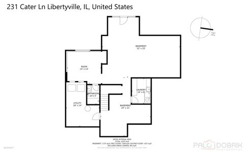 Tiny photo for 231 Cater Lane, Libertyville, IL 60048 (MLS # 12614979)