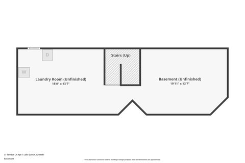 Tiny photo for 37 Terrace Lane #F, Lake Zurich, IL 60047 (MLS # 12568829)