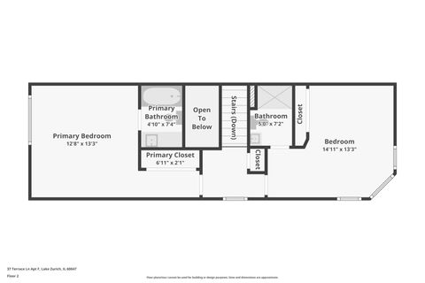 Tiny photo for 37 Terrace Lane #F, Lake Zurich, IL 60047 (MLS # 12568829)