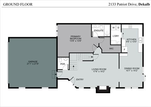 Tiny photo for 2133 Patriot Drive, DeKalb, IL 60115 (MLS # 12542064)