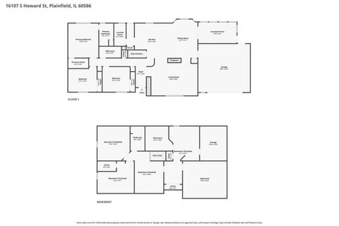 Tiny photo for 16107 S Howard Street, Plainfield, IL 60586 (MLS # 12734219)