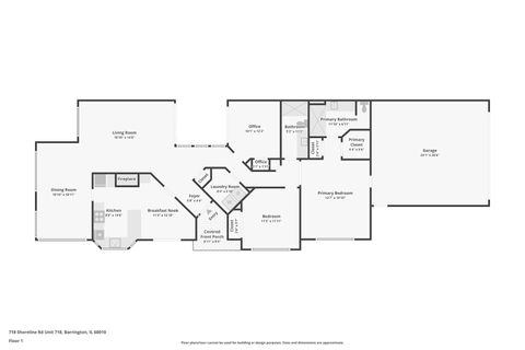 Tiny photo for 718 SHORELINE Road, Lake Barrington, IL 60010 (MLS # 12614002)