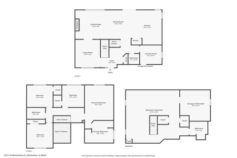 Tiny photo for 15711 Menominee Court, Manhattan, IL 60442 (MLS # 12665981)