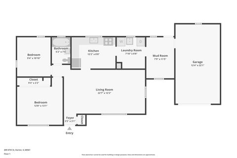 Tiny photo for 209 67th Street, Darien, IL 60561 (MLS # 12489157)