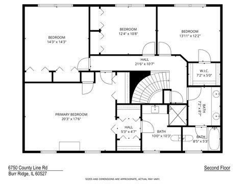 Tiny photo for 6750 County Line Lane, Burr Ridge, IL 60527 (MLS # 12516171)
