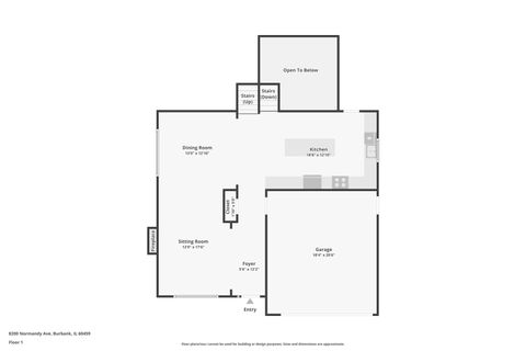 Tiny photo for 8200 S Normandy Avenue, Burbank, IL 60459 (MLS # 12515436)