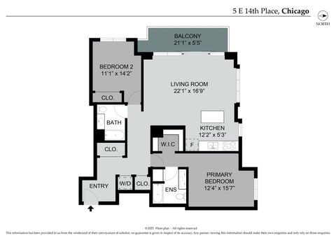 Tiny photo for 5 E 14th Place #605, Chicago, IL 60605 (MLS # 12439731)